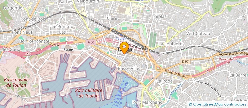 localisation de l'entreprise DLL AVOCATS  TOULON