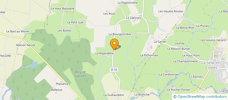 localisation de l'entreprise DLLC  LES PORTES DU COGLAIS