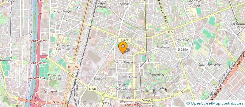 localisation de l'entreprise DLLO  GRENOBLE