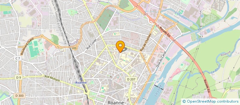 localisation de l'entreprise DLM  ROANNE