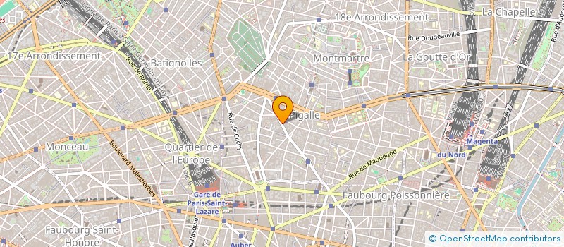 localisation de l'entreprise DLM à PARIS