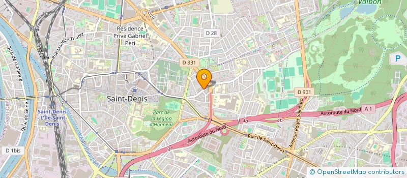 localisation de l'entreprise DLM à SAINT-DENIS