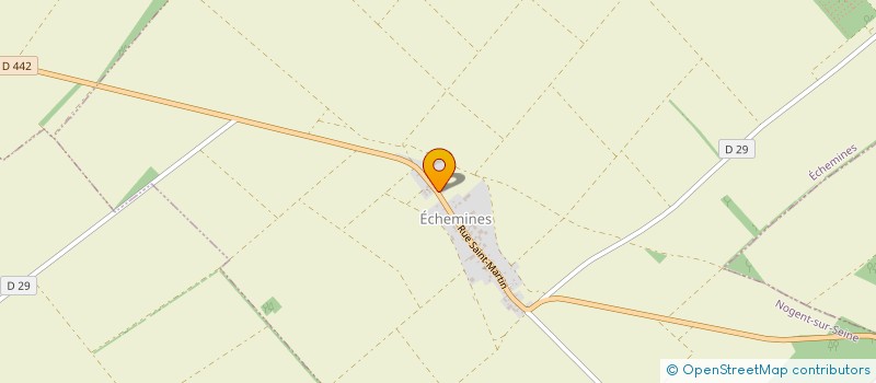 localisation de l'entreprise DLM  ECHEMINES
