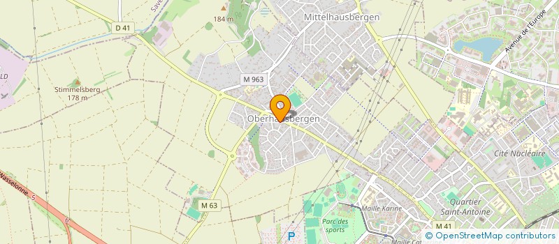 localisation de l'entreprise DLM  OBERHAUSBERGEN