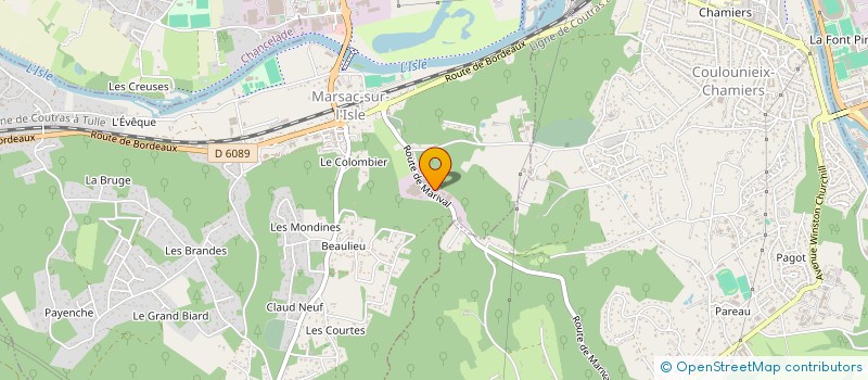 localisation de l'entreprise DLM  MARSAC-SUR-L'ISLE