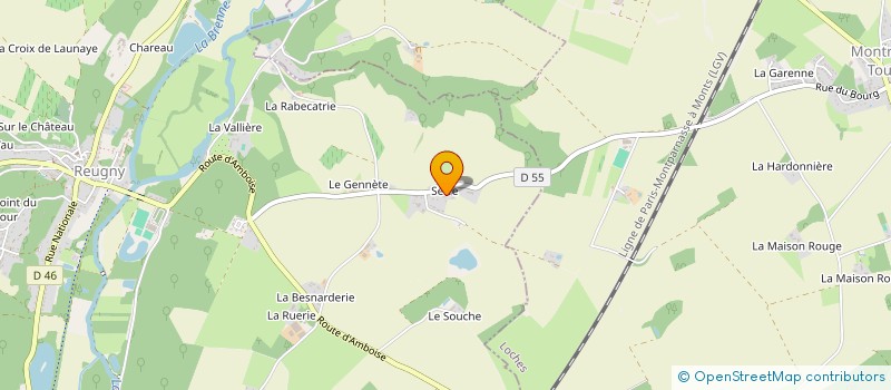 localisation de l'entreprise DLM à REUGNY