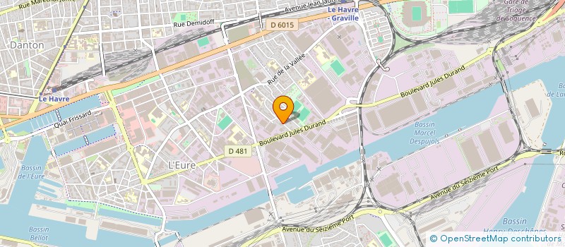 localisation de l'entreprise DLM AUTOS à LE HAVRE