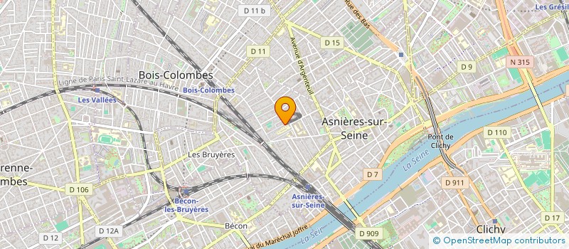 localisation de l'entreprise DLM CONSULTING  ASNIERES-SUR-SEINE