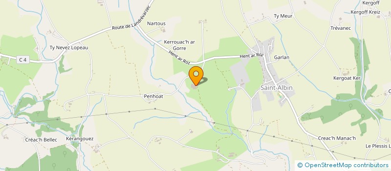 localisation de l'entreprise DLM ENERGIES  PLOGONNEC