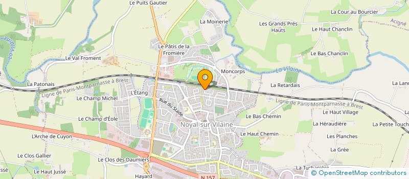 localisation de l'entreprise DLM NOYAL  NOYAL-SUR-VILAINE