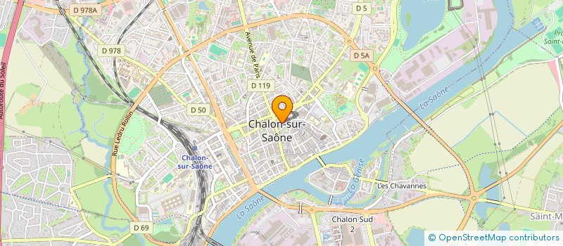 localisation de l'entreprise DLM SOFT ( DEVELOPP LOGICIEL METIER )  CHATENOY-EN-BRESSE