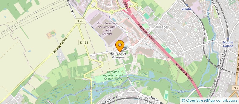 localisation de l'entreprise DLMB  VILLABE