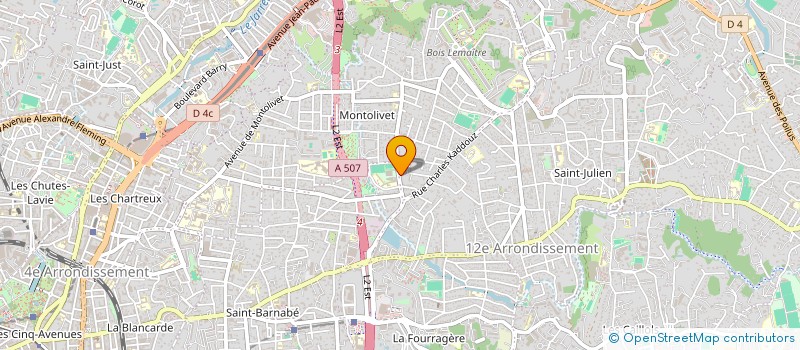 localisation de l'entreprise DLMB  MARSEILLE 12