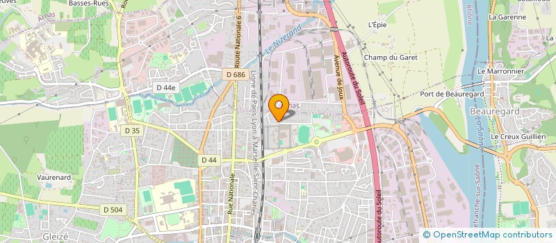 localisation de l'entreprise DLMC à VILLEFRANCHE-SUR-SAONE