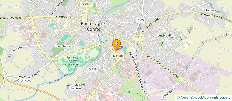 localisation de l'entreprise DLMC à FONTENAY-LE-COMTE