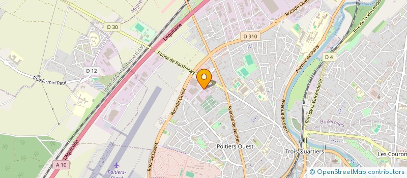 localisation de l'entreprise DLMP PRODUCTION  CHASSENEUIL-DU-POITOU