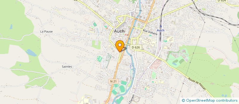 localisation de l'entreprise DLMT  VIC-FEZENSAC