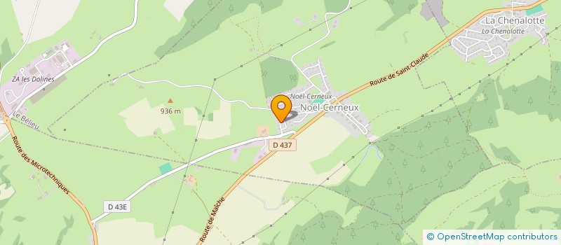 localisation de l'entreprise DLMV  NOEL-CERNEUX