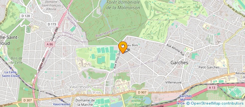 localisation de l'entreprise DLN MANAGEMENT  VAUCRESSON