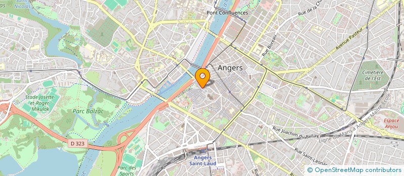 localisation de l'entreprise DLOAW à ANGERS