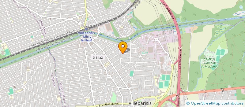 localisation de l'entreprise DLOC  VILLEPARISIS