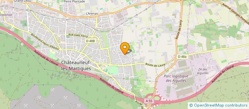localisation de l'entreprise DLOC à MARIGNANE