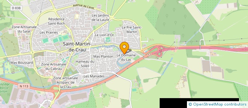 localisation de l'entreprise DLOG13 à SAINT-MARTIN-DE-CRAU