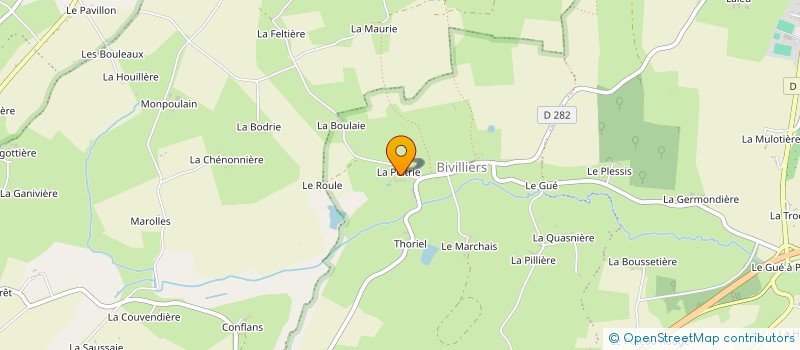 localisation de l'entreprise DLP à TOUROUVRE AU PERCHE