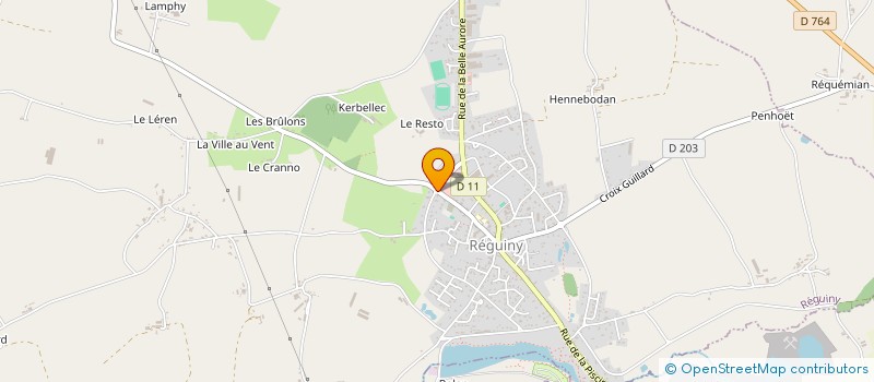 localisation de l'entreprise DLP  REGUINY