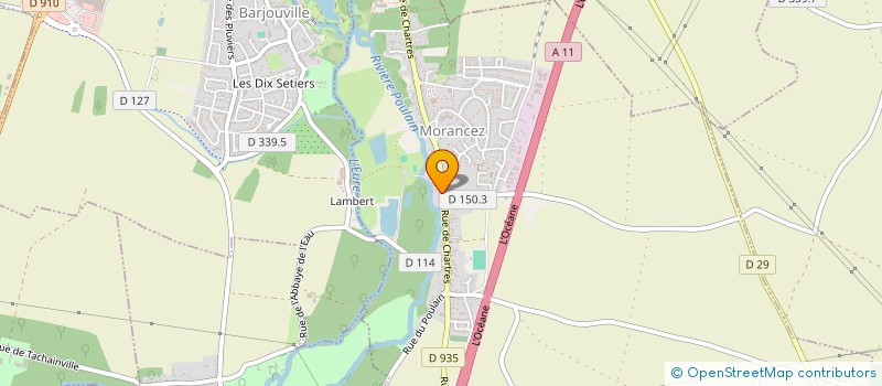 localisation de l'entreprise DLP BAT  MORANCEZ