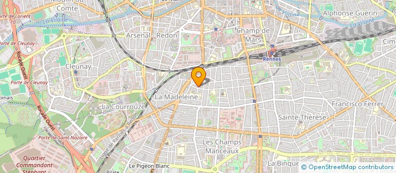 localisation de l'entreprise DLP CONSEIL RH  RENNES