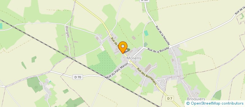 localisation de l'entreprise DLP EVENTS  MOLIENS