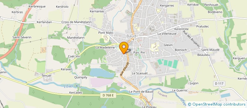 localisation de l'entreprise DLP HABITAT  BAUD