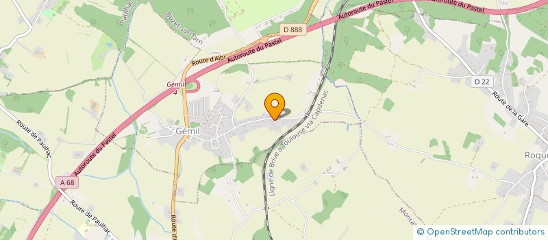 localisation de l'entreprise DLP IMMO  GEMIL