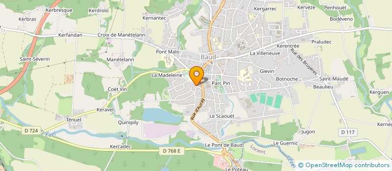 localisation de l'entreprise DLP INVEST  BAUD