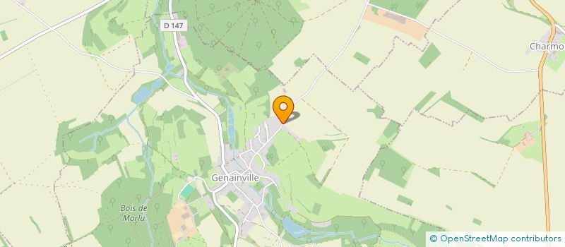 localisation de l'entreprise DLP LEGROS  GENAINVILLE