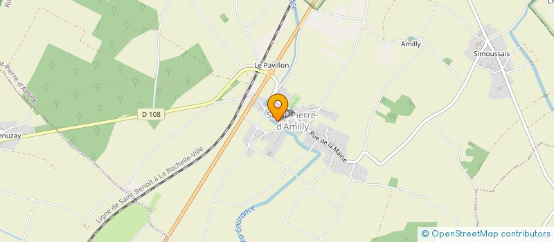 localisation de l'entreprise DLP MACONNERIE 17  SAINT-PIERRE-D'AMILLY