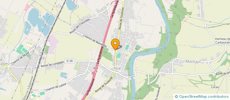 localisation de l'entreprise DLP SERVICES à NOE