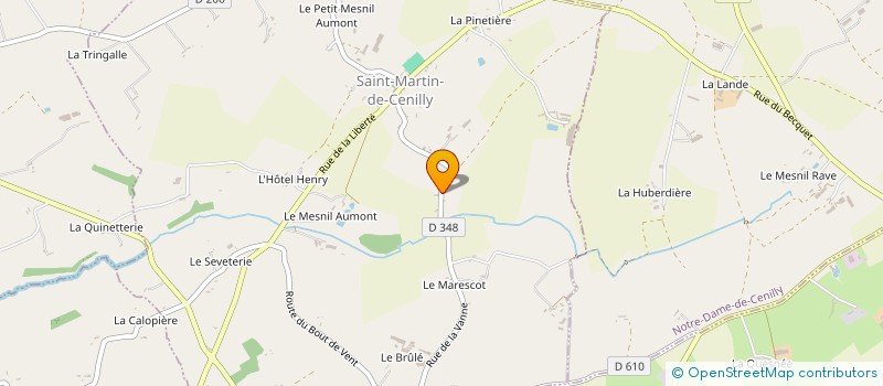 localisation de l'entreprise DLPH  SAINT-MARTIN-DE-CENILLY
