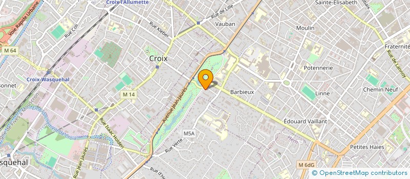 localisation de l'entreprise DLPK MANAGEMENT à ROUBAIX