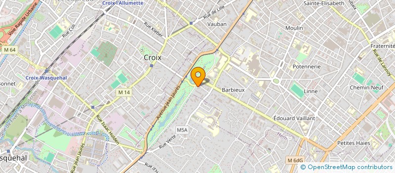 localisation de l'entreprise DLPK SERVICES  ROUBAIX