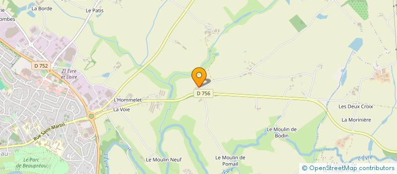 localisation de l'entreprise DLR à BEAUPREAU-EN-MAUGES