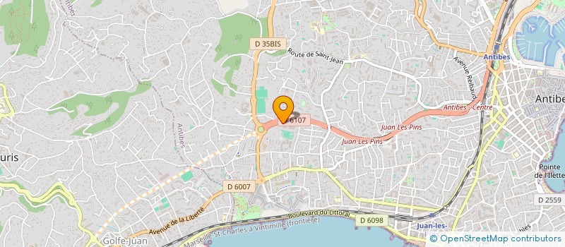 localisation de l'entreprise DLR PRODUCTIONS  ANTIBES