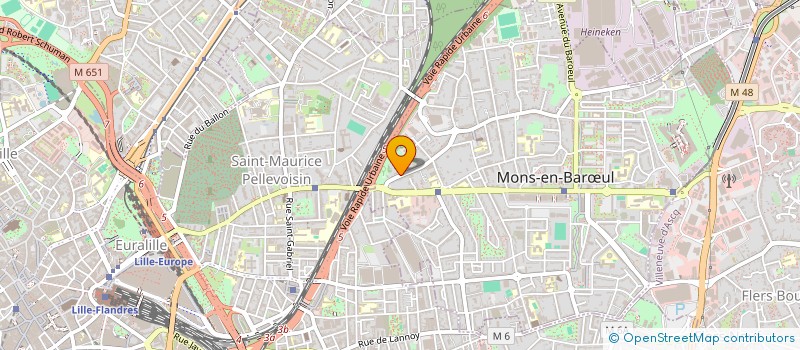 localisation de l'entreprise DLR3  MONS-EN-BARUL