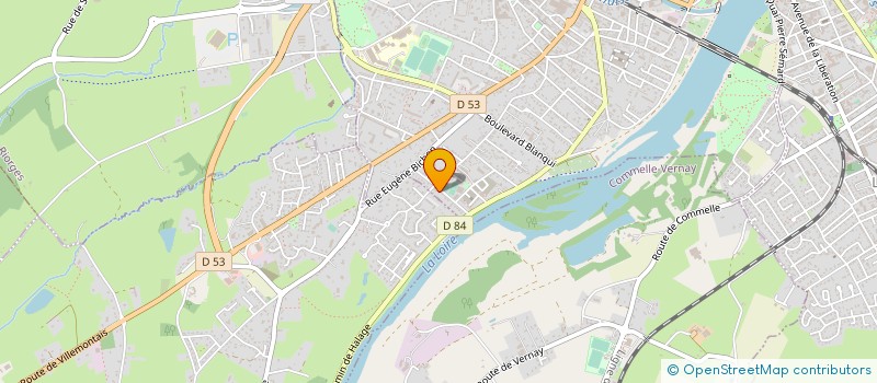 localisation de l'entreprise DLS à ROANNE