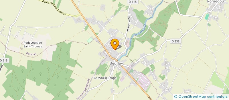 localisation de l'entreprise DLS  BEURLAY