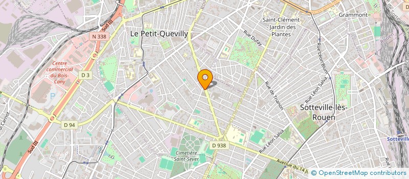 localisation de l'entreprise DLS AUTO  LE PETIT-QUEVILLY