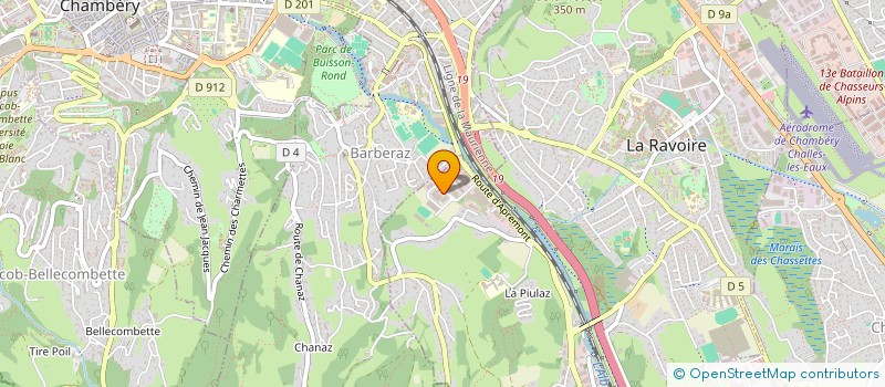 localisation de l'entreprise DLS - DECOUPE LASER SERVICES à LA RAVOIRE