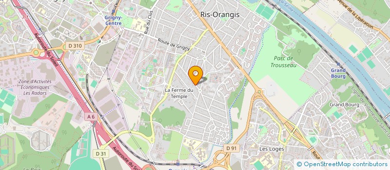 localisation de l'entreprise DLS IMMOBILIER  RIS-ORANGIS