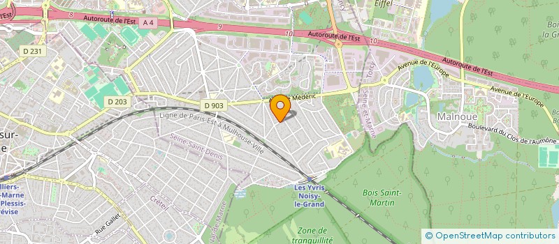 localisation de l'entreprise DLS LAURENT  NOISY-LE-GRAND